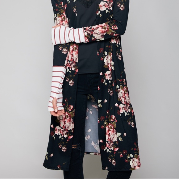 Floral maxi cardigan - Picture 2 of 3